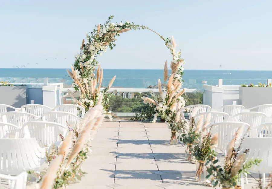 Wedding and engagement event setup