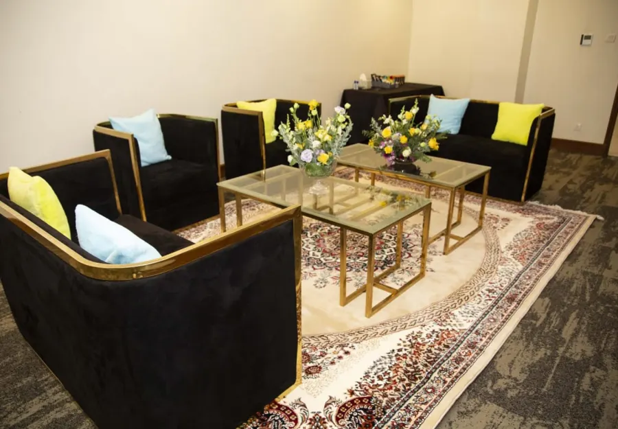 Private event setup